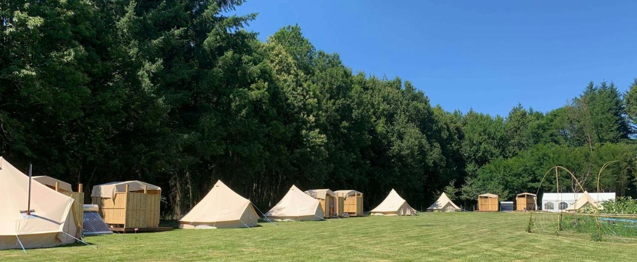 Au Pre Fleuri Eco Glamping Hotel Le Lindois Exterior foto