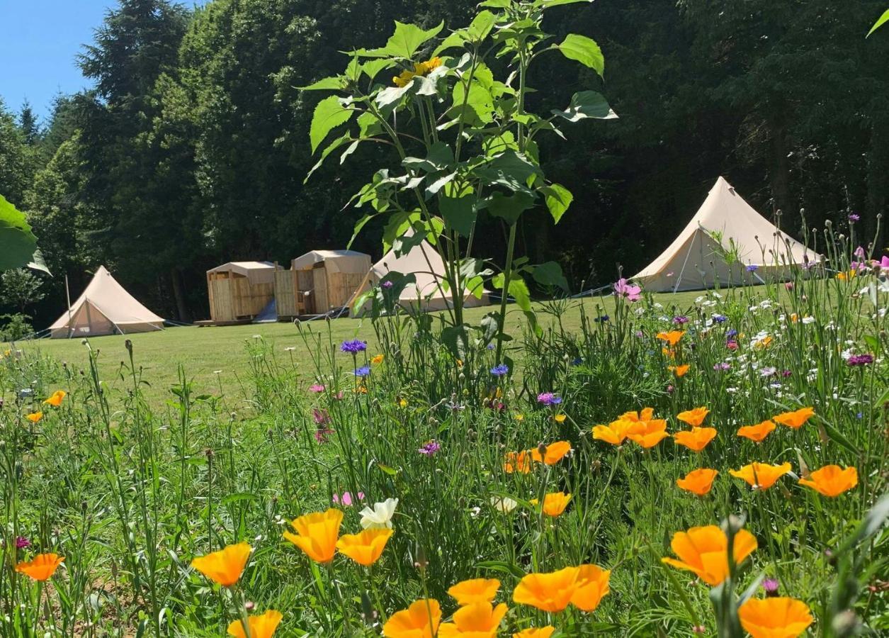 Au Pre Fleuri Eco Glamping Hotel Le Lindois Exterior foto