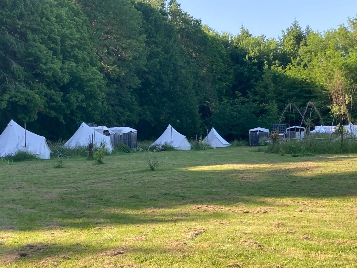 Au Pre Fleuri Eco Glamping Hotel Le Lindois Exterior foto