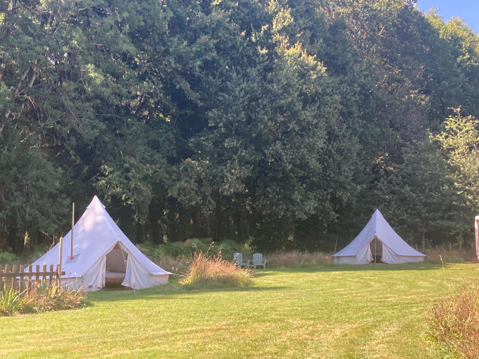 Au Pre Fleuri Eco Glamping Hotel Le Lindois Exterior foto